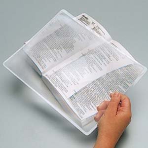 (2 Pack) Full Page MagniPros® 3x Magnifier / Plastic Magnifying Sheet Fresnel Lens, 7½" X 10" 