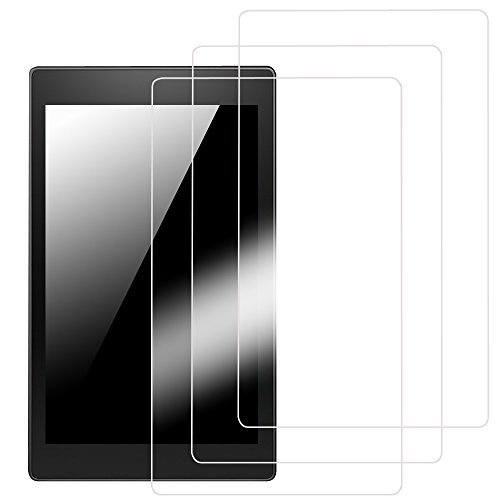 [3-Pack] Fintie Screen Protector for Fire HD 10 - [Ultra-Clear] Screen Shield Protector for Amazon Fire HD 10 Tablet (will only fit 10.1" HD Display 5th Generation 2015 release), Retail Package