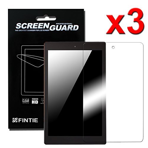 [3-Pack] Fintie Screen Protector for Fire HD 10 - [Ultra-Clear] Screen Shield Protector for Amazon Fire HD 10 Tablet (will only fit 10.1" HD Display 5th Generation 2015 release), Retail Package