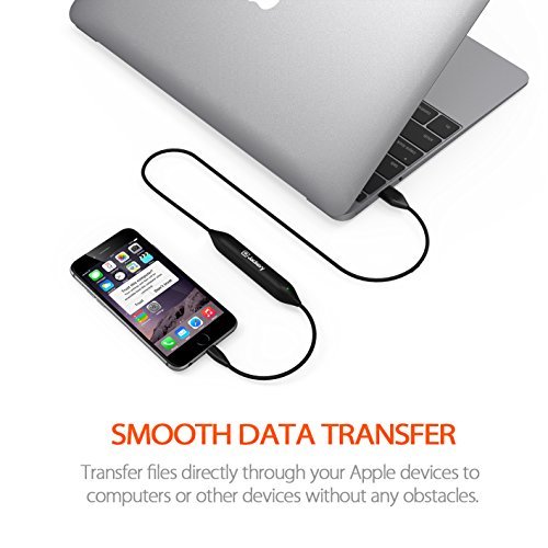 [Apple MFI Certified] Jackery Jewel Lightning Power Cable with Built-In Compact External Portable Charger, Cable & Battery Combo for Your iPhones, iPod Nano and AirPods (2016 iF Award Winner)