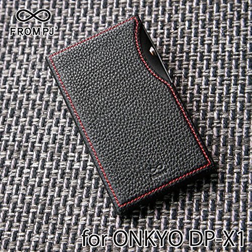 [Limited Model] From PJ Black Red Stitch Italian Leather Case for ONKYO DP-X1 9PJDPX1-BKR from Japan