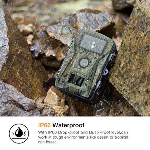 【Upgraded】APEMAN Trail Camera 12MP 1080P 2.4" LCD Game&Hunting Camera with 940nm Upgrading IR LEDs Night Vision up to 65ft/20m IP66 Spray Water Protected Design