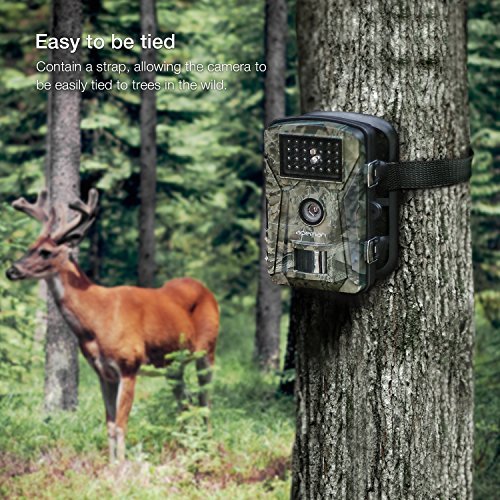 【Upgraded】APEMAN Trail Camera 12MP 1080P 2.4" LCD Game&Hunting Camera with 940nm Upgrading IR LEDs Night Vision up to 65ft/20m IP66 Spray Water Protected Design