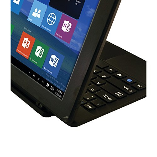 10-Inch Windows 10.1 Quad Core Tablet with Detachable and Reversible IPS Touch Screen and Keyboard, Bluetooth 4.0