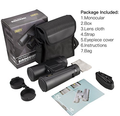 10x42 Lightweight Compact Binoculars Telescope for Bird Watching Hunting Sports Camping Travel Concerts by FEEMIC