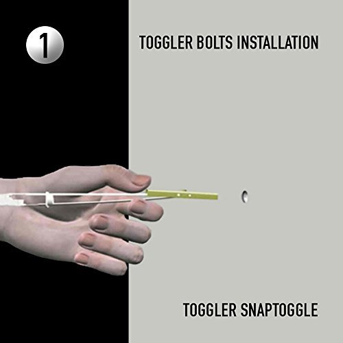 12 Pieces TOGGLER SNAPTOGGLE Drywall Anchor with included bolts for 1/4-20 Fastener size; holds 80 pounds each by TOGGLER