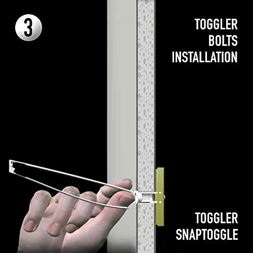 12 Pieces TOGGLER SNAPTOGGLE Drywall Anchor with included bolts for 1/4-20 Fastener size; holds 80 pounds each by TOGGLER