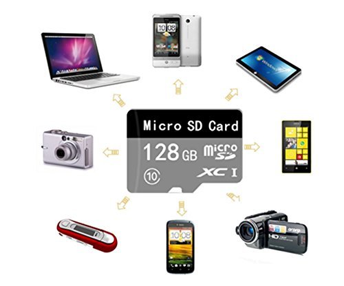 128GB Micro SD SDXC Memory Card High Speed Class 10 128gb With Micro SD Adapter [Generic Memory Card]