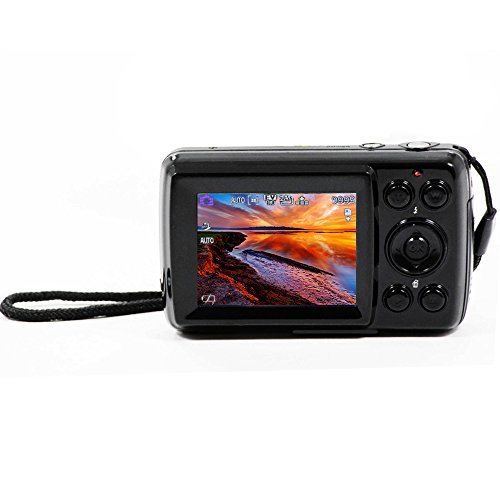 14MP Megapixel Compact Digital Camera and Video with 2.4" Screen with Easy Editing Software CD & eCostConnection Microfiber Cloth