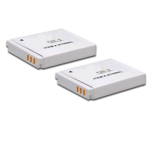 2 High Capacity Replacement for Canon NB-6L / NB-6LH Batteries for Canon PowerShot SX610 HS, SX600 HS, SX710 HS, SX700 HS, SX530 HS, SX510 HS, SX500 IS, SX280 HS, SX260 HS, SX170 IS, SD1300 IS, SD1200 IS, SD980, SD770, SD1300, D30, D20, D10, IXUS 85 IS, IXUS 95 IS, IXUS 200 IS Digital Cameras