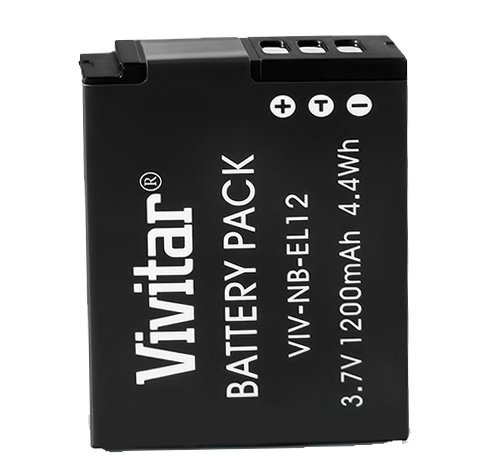 2 Pack Battery And Charger Kit For Nikon COOLPIX S9900, A900, W300, S9300 S6300, S9200, AW120, AW130, S9700, KeyMission 360, KeyMission 170 Camera Includes 2 Replacement EN-EL12 Batteries + Charger +