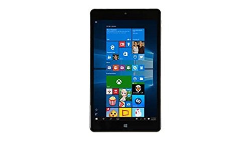 2016 NuVision 8-inch Full HD (1920 x 1200) IPS Touchscreen Tablet PC, Intel Atom Z3735F Quad-Core Processor, 2GB RAM, 32GB SSD eMMC, Webcam, WIFI, Windows 10, Silver