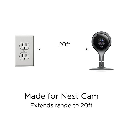 20ft USB Power Cable for Nest Cam or Dropcam