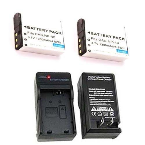 2X LB-060 Battery + Charger for Kodak PIXPRO AZ522 AZ521, Kodak AZ501, Kodak AZ421, Kodak AZ362 AZ361