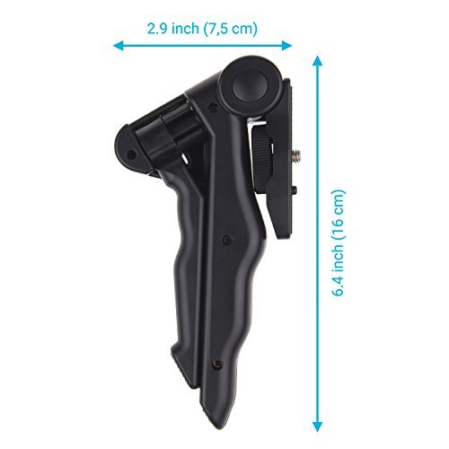 2in1 Pistol Handgrip and Tabletop Tripod - For GoPro Hero 5, 4, Black, Session, Hero 4, Session, Black, Silver, Hero+ LCD, 3+, 3, 2, 1 and other Digital Cameras with a Tripod Connection