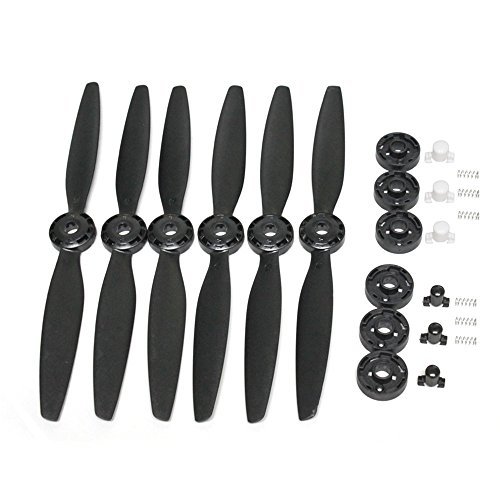 3 Pairs Blade A B Quick Release Propellers For Yuneec Typhoon H 480 Drone 6pcs (Black)