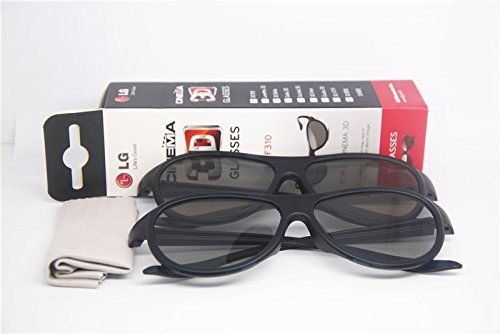 3d Glasses Eyewear Polarized Passive Glasses for Lg Cinema Ag-f310 （Pack of 4）