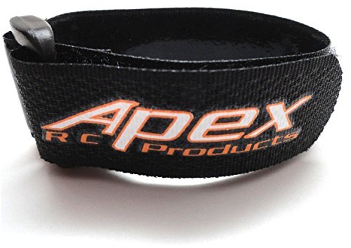 5 PACK 20mm x 200mm HD Rubberized Battery Straps Non-Slip - Apex RC Products #3030