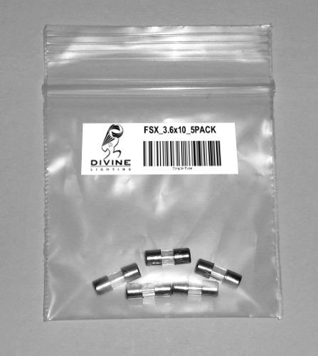 5 Qty. 3.6x10mm 2.5A Fast Blow Fuse FA 2.5 Amp 250v Mini Micro
