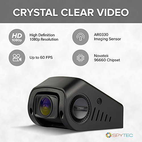 A118-C 1080p HD Car Dash Camera with Capacitor G-Sensor 1.5" HD Screen 170 Degree Wide Angle Lens Records at 60 FPS with Loop Recording