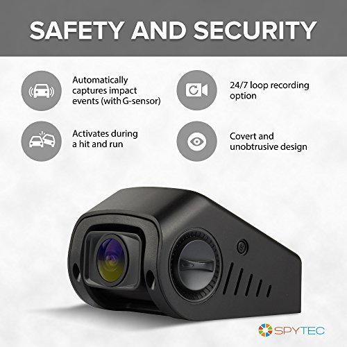 A118-C 1080p HD Car Dash Camera with Capacitor G-Sensor 1.5" HD Screen 170 Degree Wide Angle Lens Records at 60 FPS with Loop Recording