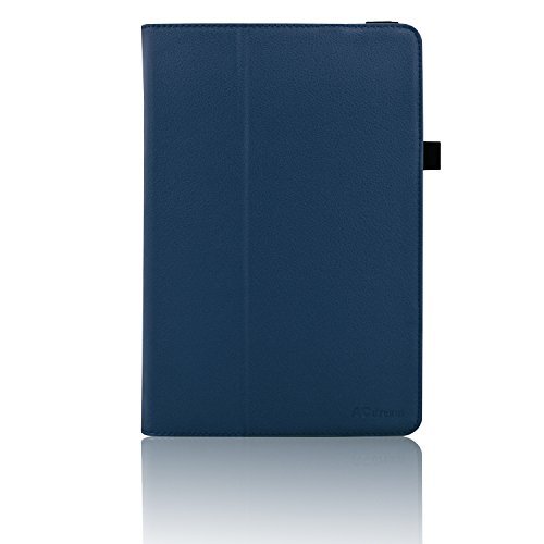 ACdream RCA Cambio W101 Case, Protective Premium PU Leather Cover Case for RCA 10.1" 2in1 Tablet 32GB Quad Core Windows 8.1 / 10.1 Tablet Model W101 (2015 Version), Dark Blue