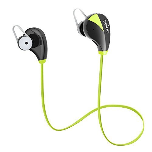 AELEC S35Headphones Wireless In-Ear Sports Earbuds Sweatproof Earphones Noise Cancelling Headsets with Mic for Running Jogging