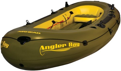 AIRHEAD AHIBF-06 Angler Bay 6 Person Inflatable Boat