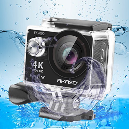 AKASO EK7000 4K WIFI Sports Action Camera Ultra HD Waterproof DV Camcorder 12MP 170 Degree Wide Angle