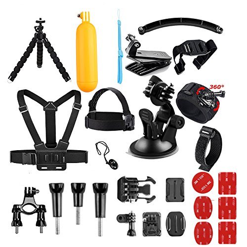 AKASO Outdoor Sports Action Camera Accessories Kit for Gopro Hero Session AKASO EK7000 CAMPARK Go Pro Hero 5 in Swimming Any Other Outdoor Sports