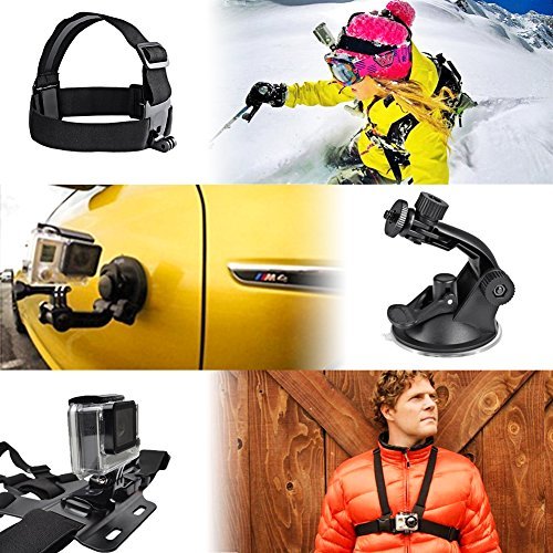 AKASO Outdoor Sports Action Camera Accessories Kit for Gopro Hero Session AKASO EK7000 CAMPARK Go Pro Hero 5 in Swimming Any Other Outdoor Sports