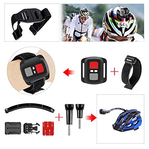 AKASO Outdoor Sports Action Camera Accessories Kit for Gopro Hero Session AKASO EK7000 CAMPARK Go Pro Hero 5 in Swimming Any Other Outdoor Sports