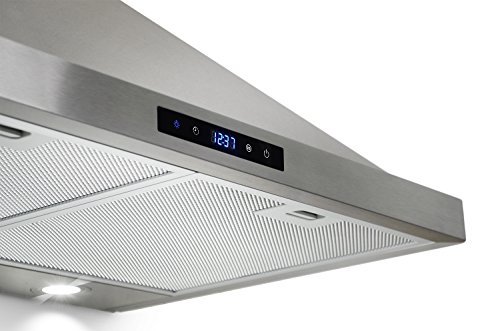 AKDY 30" Kitchen Wall Mount Stainless Steel Touch Panel Control Range Hood AZ63175S Stove Vents