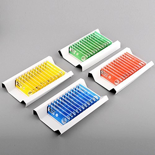 AMSCOPE-KIDS 48pcs Kids Plastic Prepared Microscope Slides of Animals Insects Plants Flowers Sample Specimens for Stereo Microscopes