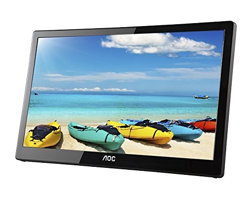 AOC i1659fwux 16-inch IPS Ultra Slim Full HD 1920x 1080, 220cd/m2, USB 3.0 powered portable LED monitor w/case