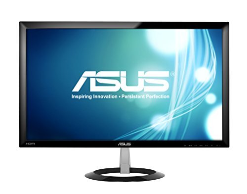 ASUS 23-inch Full HD Wide-Screen Gaming Monitor [VX238H] 1080p, 1ms Rapid Response Time, Dual HDMI, Built in Speakers, Low Blue Light, Fliker Free, ASUS EyeCare