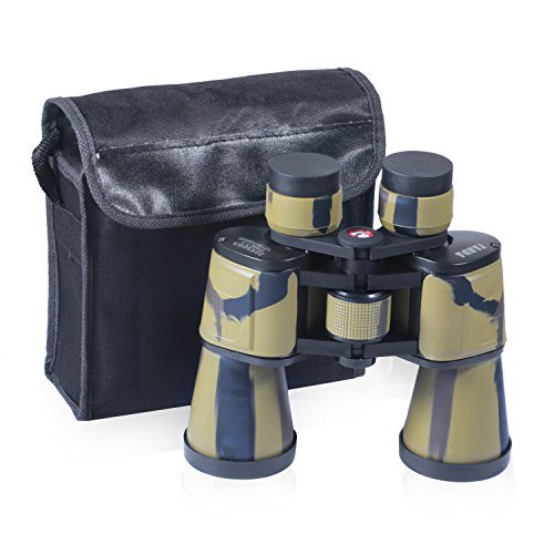 AUGYMER 8x50 Binoculars,Wide Angle Binoculars for Bird Watching Hunting Fogproof Zoom Army Ultra HD Binocular with Case(AUR720)