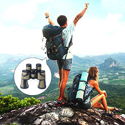 AUGYMER 8x50 Binoculars,Wide Angle Binoculars for Bird Watching Hunting Fogproof Zoom Army Ultra HD Binocular with Case(AUR720)