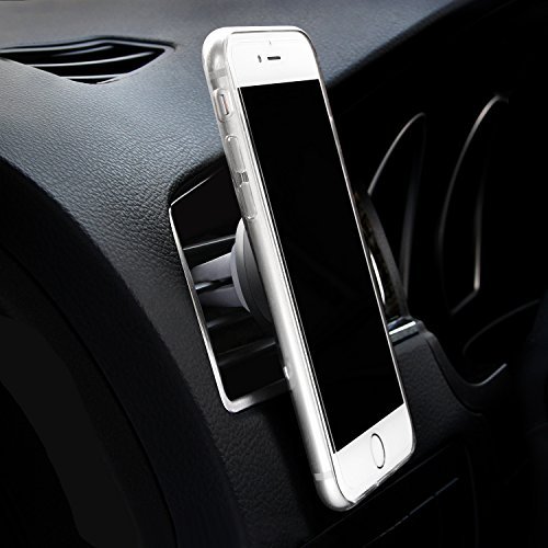 AUKEY Car Phone Mount, Air Vent Magnetic Phone Holder for iPhone 7 / 6, Samsung, LG, Nexus and More (2 Pack)(Gray)
