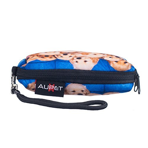 AUPET Cute Dogs Design Digital Camera Case Bag Pouch Coin Purse with Strap For Sony Samsung Nikon Canon Kodak