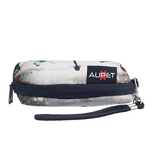 AUPET Dragonfly Retro Design Digital Camera Case Bag Pouch Coin Purse with Strap For Sony Samsung Nikon Canon Kodak