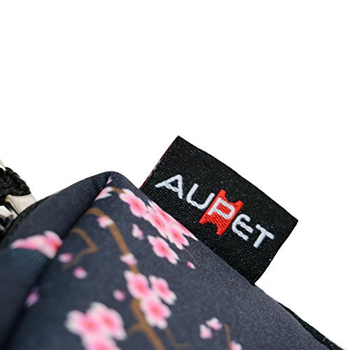 AUPET Plum Blossom Design Digital Camera Case Bag Pouch Coin Purse with Strap For Sony Samsung Nikon Canon Kodak