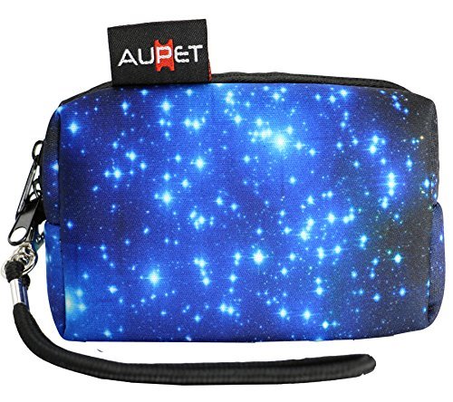 AUPET Star Design Digital Camera Case Bag Pouch Coin Purse with Strap For Sony Samsung Nikon Canon Kodak