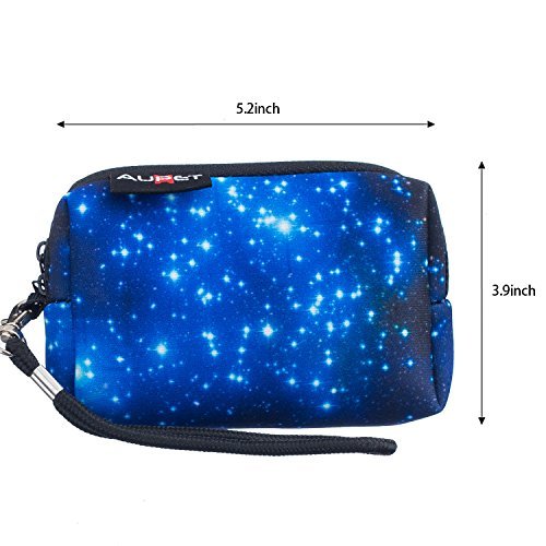 AUPET Star Design Digital Camera Case Bag Pouch Coin Purse with Strap For Sony Samsung Nikon Canon Kodak