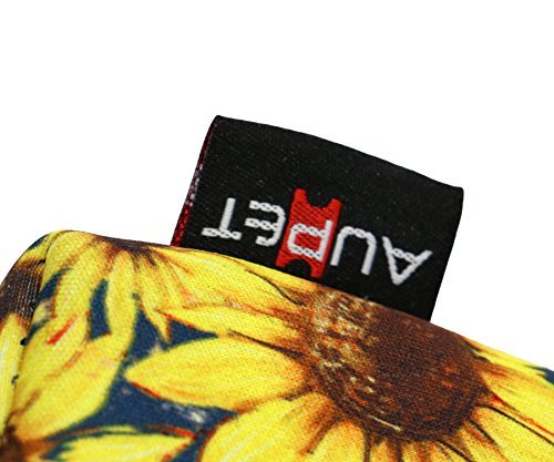 AUPET Sunflower Design Digital Camera Case Bag Pouch Coin Purse with Strap For Sony Samsung Nikon Canon Kodak