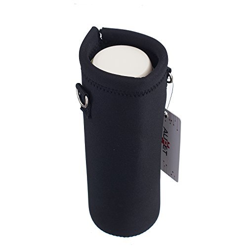 AUPET Water Bottle Carrier,Insulated Neoprene Water bottle Holder Bag Case Pouch Cover 500ML Adjustable Shoulder Strap, Great for Stainless Steel and Plastic Bottles, Sport and Energy Drinks