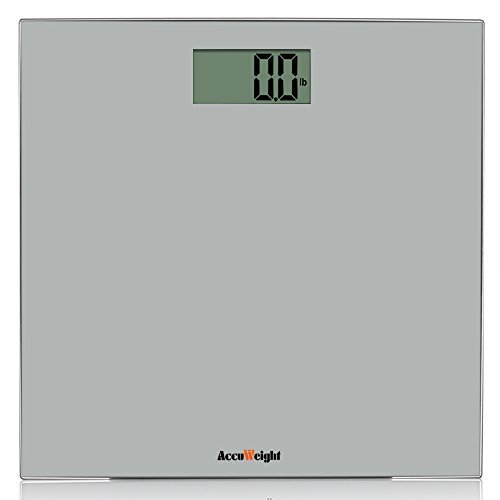 Accuweight Digital Bathroom Weight Scale with 400lb/180kg Body Weighing Scale 