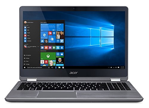 Acer Aspire R 15 Convertible Laptop, 7th Gen Intel Core i5, 15.6" Full HD Touch, 8GB DDR4, 1TB HDD, Steel Gray, R5-571T-57Z0