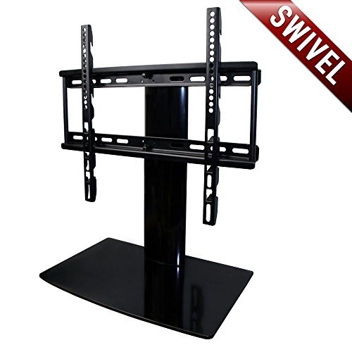 Aeon Stands and Mounts Small TV Stand with Swivel and Height Adjustment for 23 to 50-Inch TVs