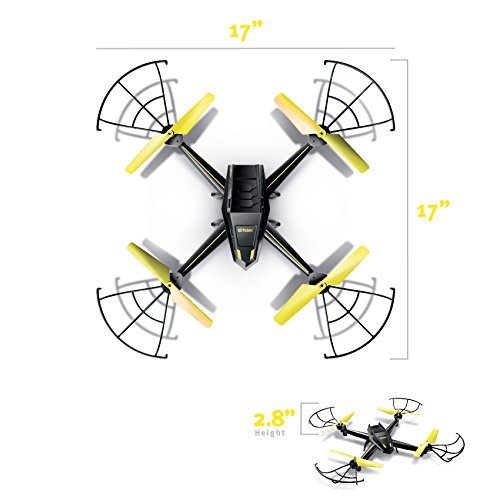 Airhawk M-13 Quadcopter Stunt Drone+ 360 Degree Flips + Headless Mode + NO FAA Registration + Long Flight Time + Includes Spare Set Of Propellers - Great For Beginner And Expert Pilots